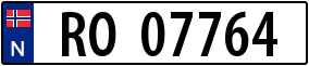 Truck License Plate